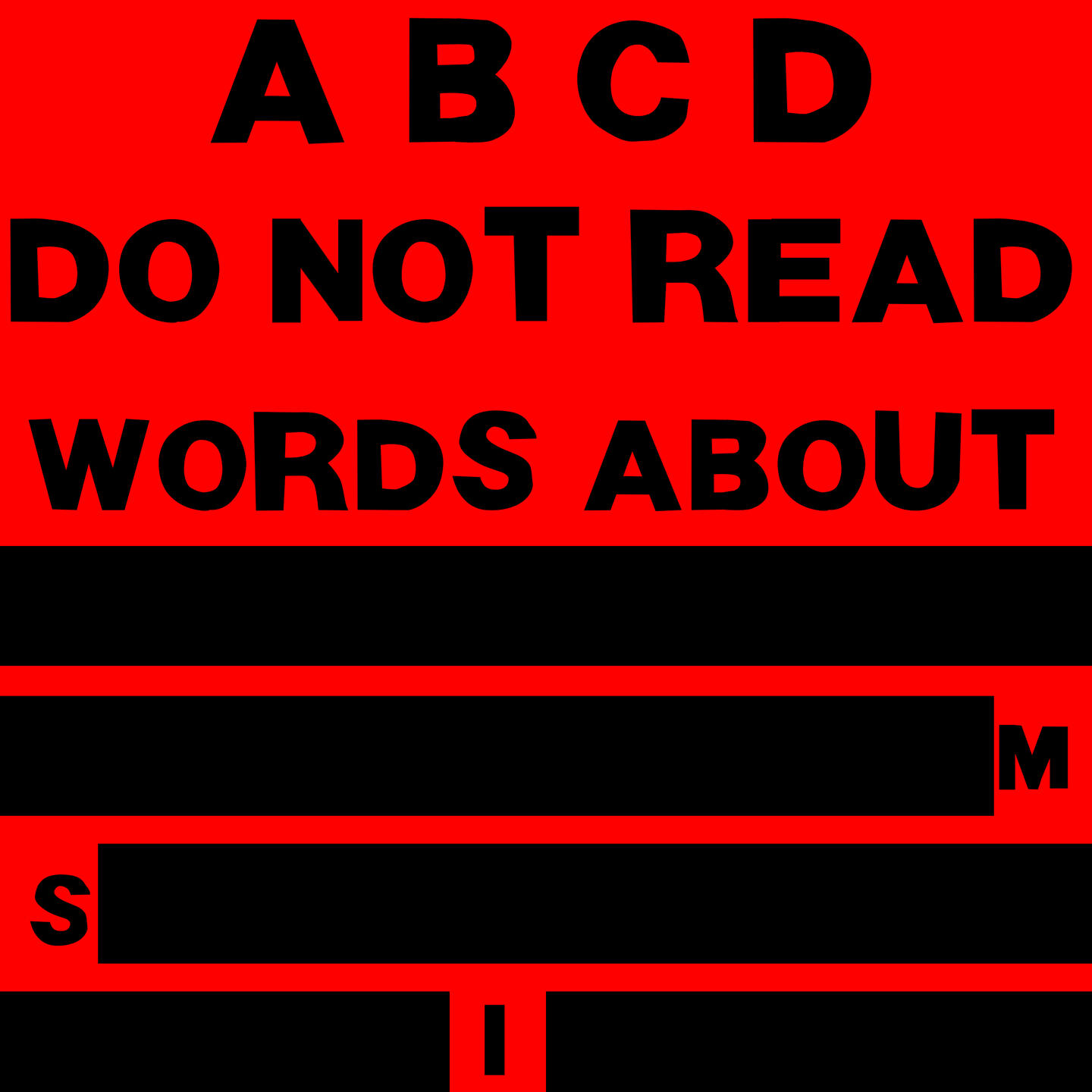 ABCD Do Not Read Words About - Book Banning History