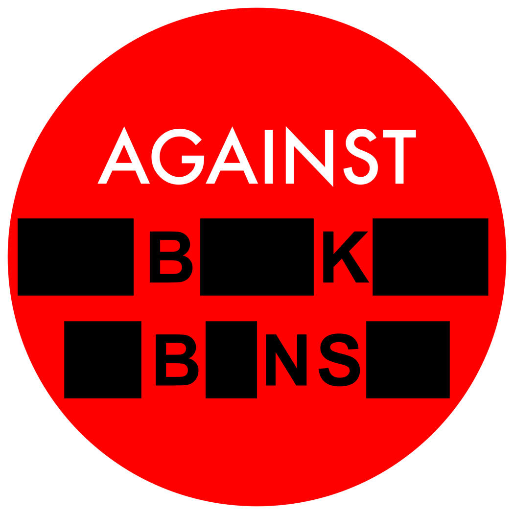 ABCD Do Not Read Words About - Book Banning History. Against Book Bans